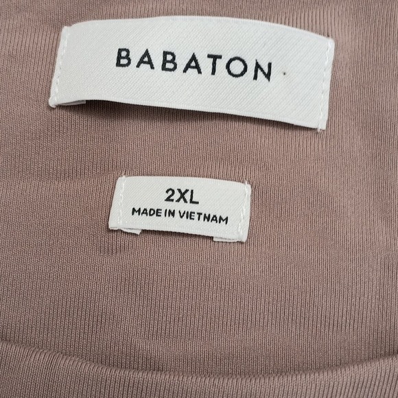 NEW Babaton Contour Crewneck Bodysuit Warm Taupe Size 2XL - Picture 3 of 6